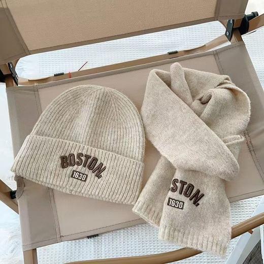 【新年款儿童帽子2件套】冬季秋冬季针织保暖套装男童宝宝女童韩版秋冬围巾毛线帽 商品图8