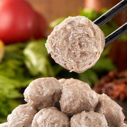 【粉丝专属❗潮汕牛肉丸250g/袋】潮汕牛肉丸新鲜制作，传统美味满满肉感，弹嫩多汁，牛肉丸牛筋丸子火锅，烧烤串串冷链新年马年春节年货L-d 商品图3