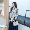 【林栖设计小店】（现货）花颜芳华|绵羊毛优雅多色印花2026春新款修身毛织外套G1961388 商品缩略图7