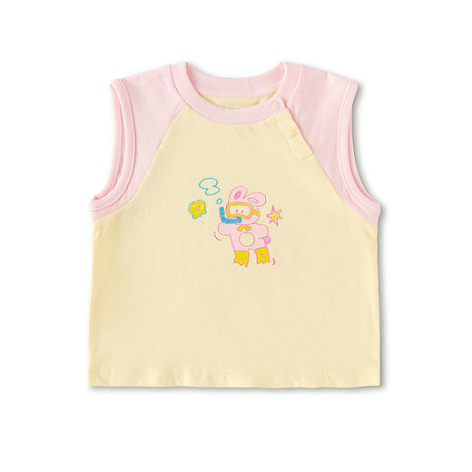 【balaOne】巴拉巴拉童装宝宝无袖背心婴儿上衣2026新款夏装时尚 商品图4