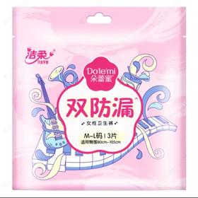 洁柔朵蕾蜜女性卫生裤M-L码3片装