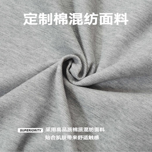 NPC潮牌复古半开襟亨利领长袖T恤下摆拼接假二件棉混纺NP5CTL15 商品图4