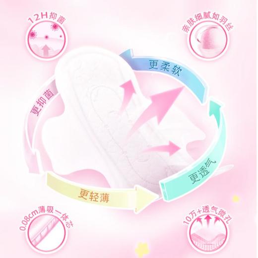 七度空间少女极薄棉柔日用9片 QSD8109【21009256】 商品图4