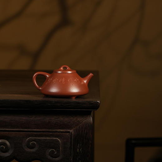 龙德堂陶艺 徐飞制《子冶石瓢》原矿底槽清 260cc 库存请咨询客服 商品图1