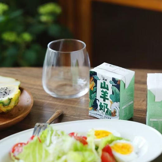 开学必备【奶香浓郁营养早餐羊奶】安牧山羊奶 奶中贵族 去膻新鲜无膻味 易吸收 200ml*10盒/箱 商品图0