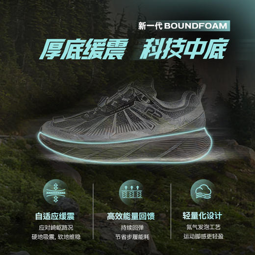 R2官方云跑AT徒步鞋专业全地形防水防滑跑步户外鞋男女登山运动鞋 商品图4