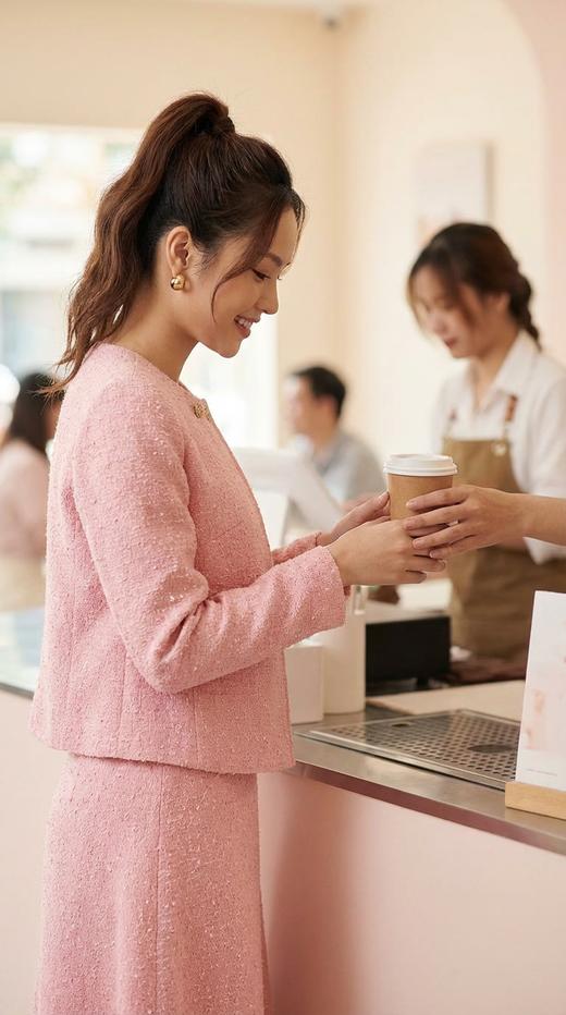 圆领秀场同款两粒扣小香风外套 商品图7