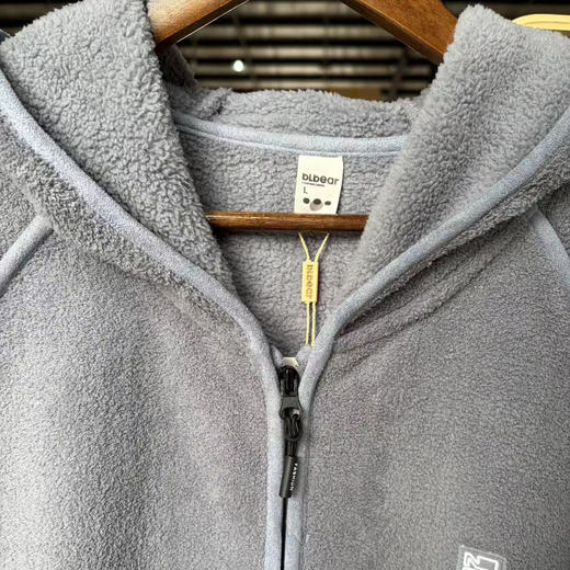 男士连帽休闲睡衣套装果粒绒保暖可外穿家居服套装【24R31134】 商品图2