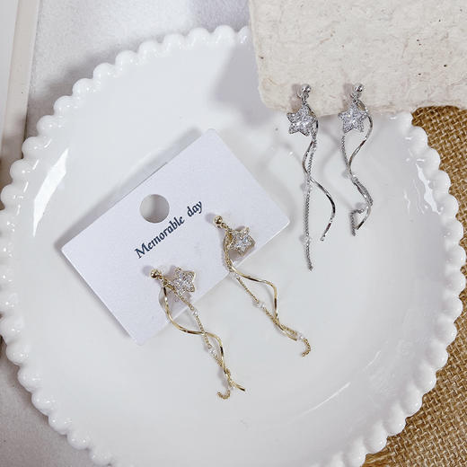 简约星星耳夹耳饰-纪念日百货门店同款169246129 商品图0