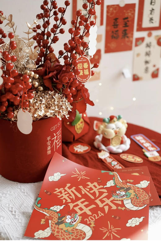 【洛威家 · 新年发财果福桶】热卖第四年，每年不可少的仪式感❗️新年福气到🧧把福气迎回家~🔺柿柿如意/大桔大利/万事顺遂 商品图0