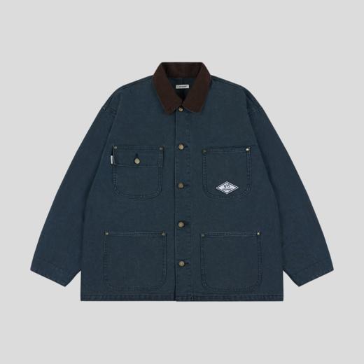 GOODBAI 916 EXPRESS 水洗复古撞色翻领工装夹克外套男女同款 商品图3