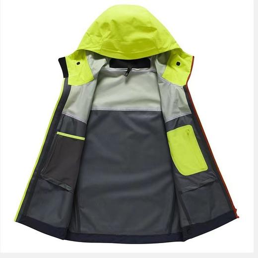 LeWalk ALPHA SV 龙年系 列拼接连帽 户外远足 防水冲锋衣 商品图6