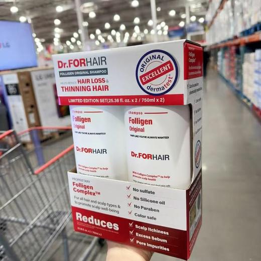 美国本土 · Dr.ForHair 头皮健康洗发水750ml*2瓶｜美国直邮 商品图1
