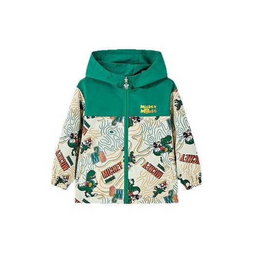 迪士尼男童外套2026春装新品儿童卡通印花双面穿宽松夹克上衣 商品图4