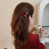 蝴蝶结/小马新年毛呢发夹 A-5801 商品缩略图2