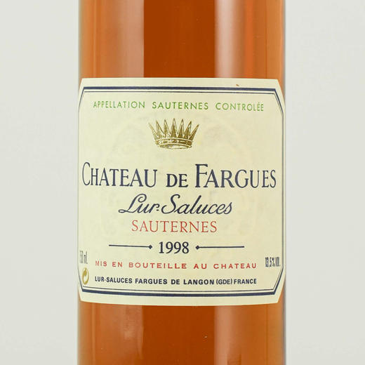 【滴金同门】法国苏玳1998年法歌酒庄贵腐甜白 商品图1