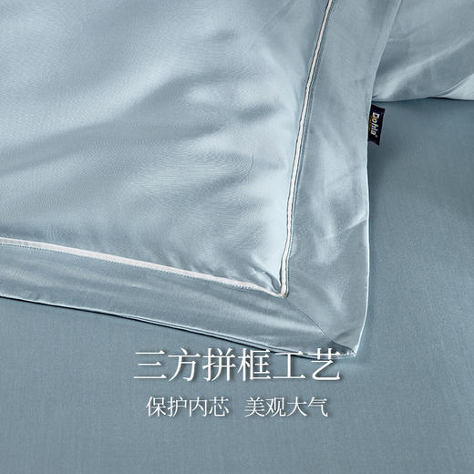 多喜爱 60S兰精天丝四件套 波蕊/悠梦【奥地利进口兰精天丝】【精美刺绣】【礼盒包装】【三方出框&花边】【专利床单】 商品图2