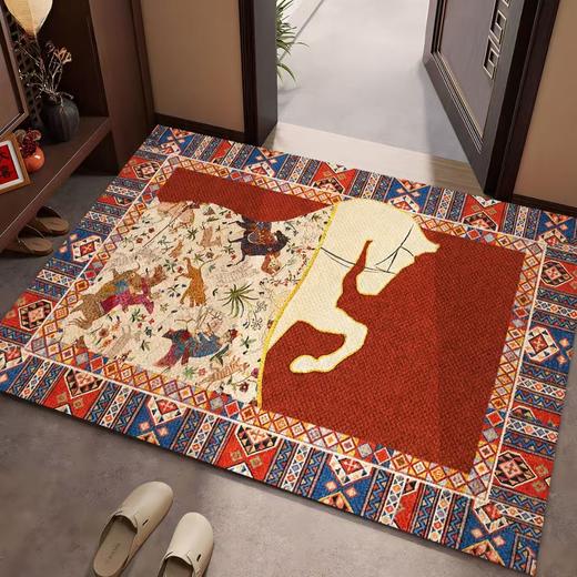 马年喜庆入户地垫进门大门口耐脏门垫2026新款门外易打理蹭土地毯 商品图0
