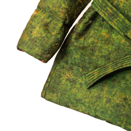 NANSONGSILK/NS新中式时尚V领系带显瘦保暖鹅绒服547143南宋 商品图11