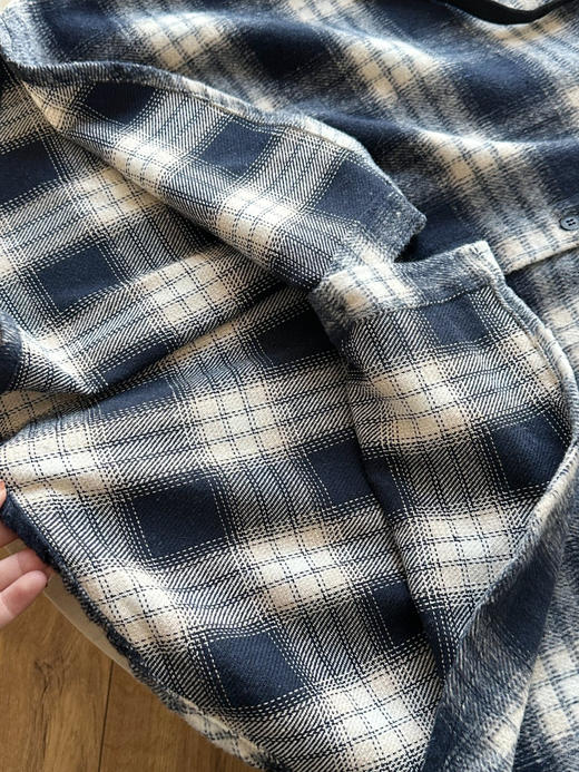 韩国rauc*复古连帽格子衬衫 商品图14