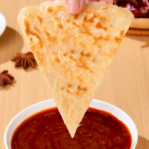 【粉丝专属❗️传统小吃酱香饼】甄选品质原料制作，酥脆酱香美味即享，焦香浓郁，5分钟速享美味，家庭早餐酥脆面饼酱香十足方便半成品L-d 商品图2