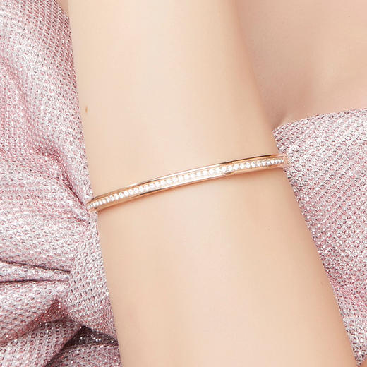 KJ06PD14010S 卡尔文克雷恩Calvin Klein CK手镯女护刻系列高级感设情侣手镯细轻奢饰品礼物【S号 环围170mm】 商品图4