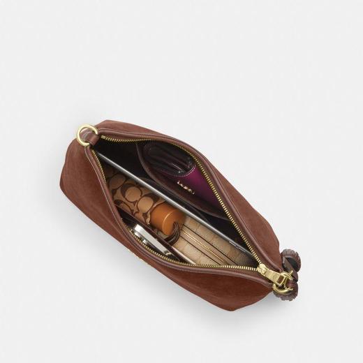 196395997886 COACH 蔻驰 LAUREL31系列流苏装饰单肩斜挎流浪包【31cm(长)x23.5cm(高)x10.5cm(宽)】 商品图4