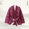 NANSONGSILK/NS桑蚕丝国风新中式V领系带鹅绒服547118南宋 商品缩略图5