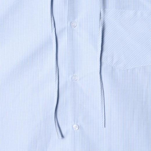 2650SDSA男装2026新款高贵轻奢韩版复古抽绳连帽衬衫百搭宽松休闲衬衣 商品图3