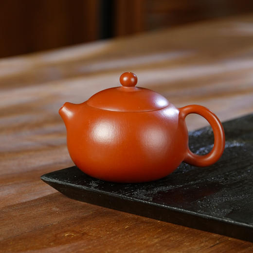 蔡志君/原矿大红袍朱泥宜兴紫砂茶壶紫砂壶功夫茶泡茶壶朱泥紫砂茶具 商品图3