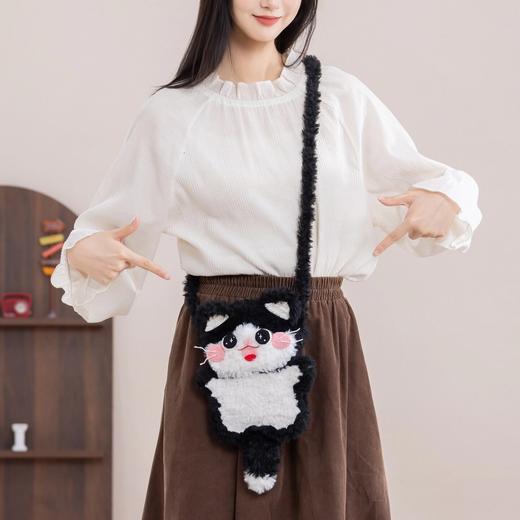 苏苏姐家毛绒手机包手工diy编织钩针绒绒蜜糖毛线团自制包包材料包 商品图2