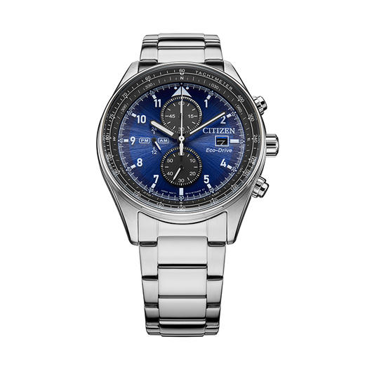 西铁城日本官方正品新款FF系列飞行风钢带光动能手表男CA0770-81L 商品图3