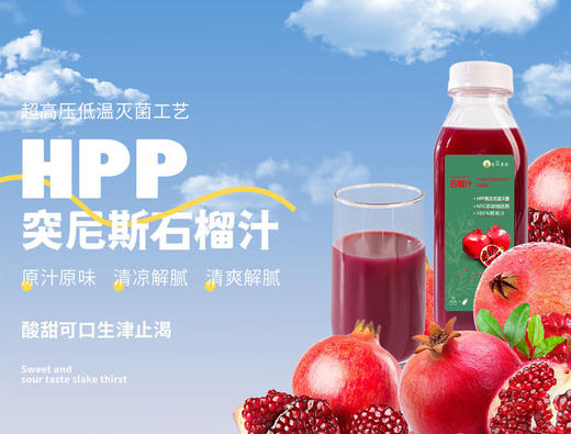 禾曰HPP石榴汁/桑葚石榴汁285g*6/12瓶 商品图0