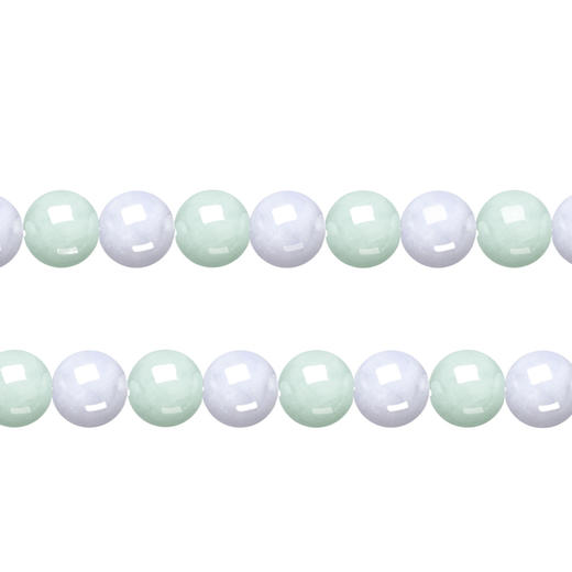 K64380-A-X009K00075215 周大福CHOW TAI FOOK 新中式春彩双色翡翠玉珠手串弹力绳玉珠子手链女K64380 商品图2