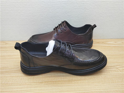 豪行春季新款13173116牛皮真皮商务休闲男鞋皮鞋单鞋 商品图3