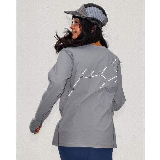 CryingCenter 速干凉感北斗星系反光冲孔跑步训练长袖 哭喊中心 商品图3