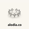 【R24026-s】alodia.co 莫奈四照小花珠珠戒指耳环 925银珠长期主义百搭简约小众高级感RJ136 商品缩略图1