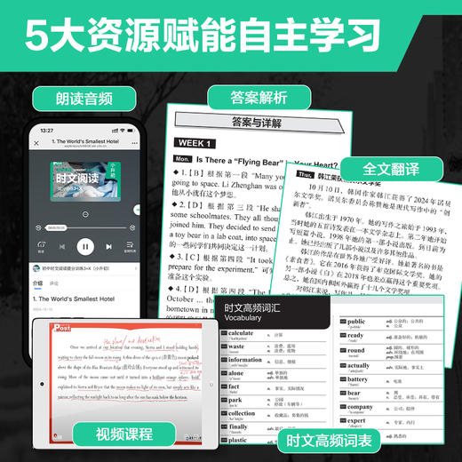 初一-初三 | 2026年新【时文阅读】华理社 SSP初中英语 中考英语 上海学生英文报 第二辑2026 商品图2