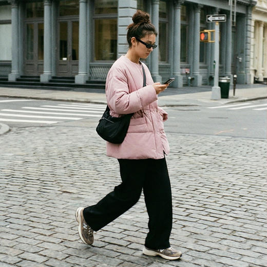 NANSONGSILK/NS羽绒服新中式进口中空纱高定90白鹅绒服2025冬新款精致收腰短款鹅绒服M1D547111S南宋 商品图9