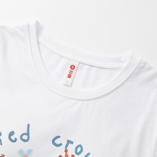 芬腾【带胸垫】防凸点女款春夏季新款睡衣短袖长裤纯棉家居服套装 商品图2