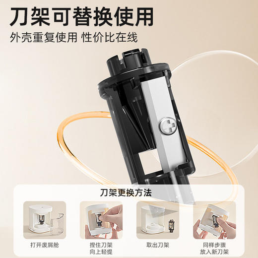 【轻松省力 电动/手动双模式 没电也能自在削笔】天文电动削笔器 儿童学习用品小型细杆书写铅笔自动转笔刀 商品图2