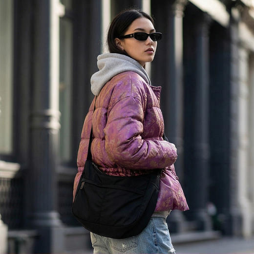 NANSONGSILK/NS浮光锦桑蚕丝90白鹅绒双面穿原创高级感鹅绒服547122南宋 商品图2