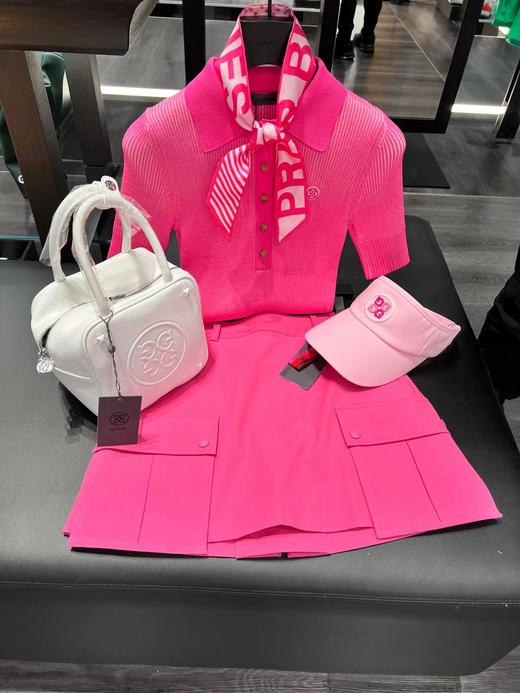 G4家春夏女士针织短袖POLO衫,十分显白出挑！高弹性即使腰部有小肉肉也WAN美遮住！W222076 商品图1