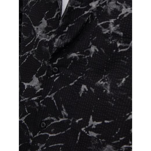 Z232712国潮嘻哈泼墨扎染印花复古宽松潮流港风休闲长袖 商品图1