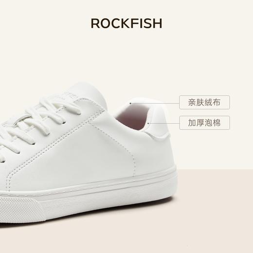 Rockfish英国775不怕湿皮面云朵软糯平底休闲鞋小白鞋 商品图3