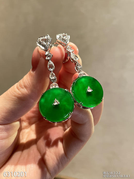 6310201，平安扣耳坠。具体价格微信咨询 商品图2
