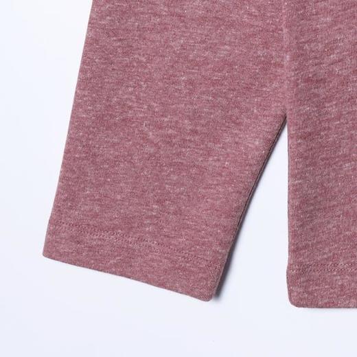 SDSA男装2026新款高贵轻奢韩版简约扎染半纽扣圆领长袖T恤百搭 商品图4