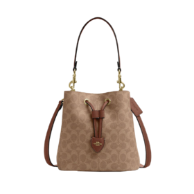 196395877881 COACH 蔻驰ROWAN 21老花斜挎子母水桶包CBH07