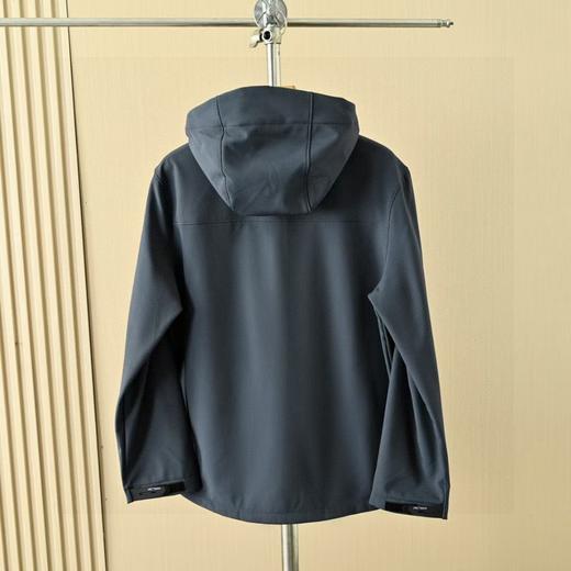 春季加绒外套! 软壳三防功能连帽冲锋衣拉链外套加厚 商品图3