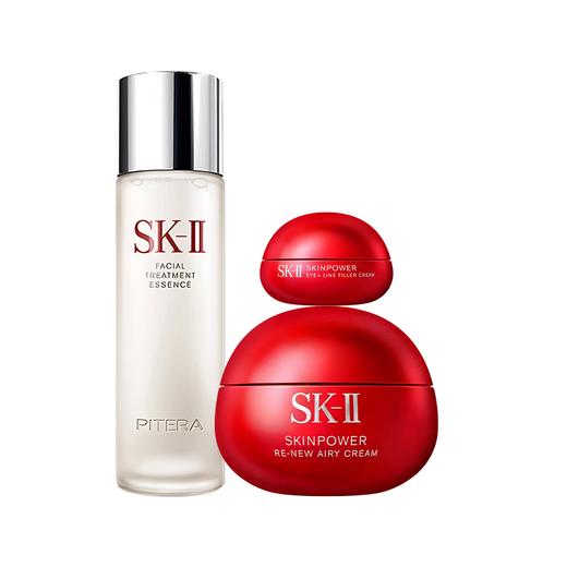 【送礼袋*全新SKII护肤三件套】 SKII/sk2神仙水230ml+大红瓶面霜80g（第九代）+SKII全新大红瓶眼霜15g 香港直邮 商品图13